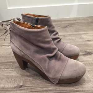 COCLICO Ndakinna gray suede ankle boots - 9.5/10